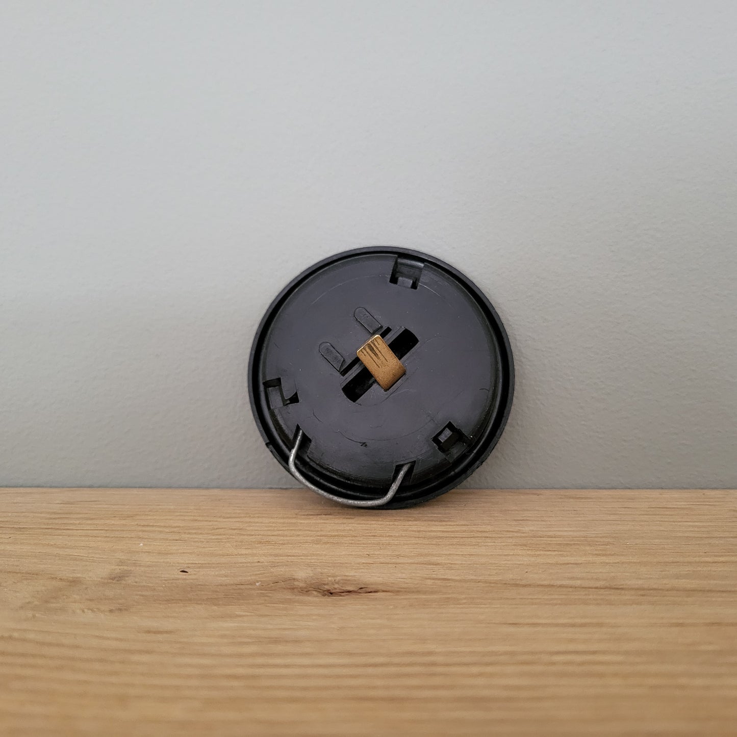 Fiat horn push button '80s classic - blue on black