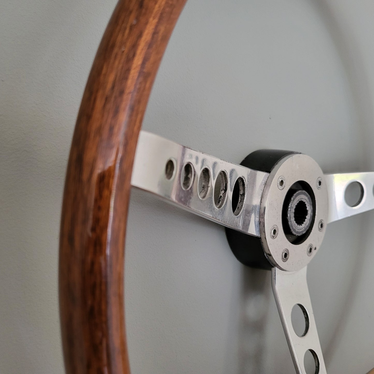 Springall wooden steering wheel '60s classic