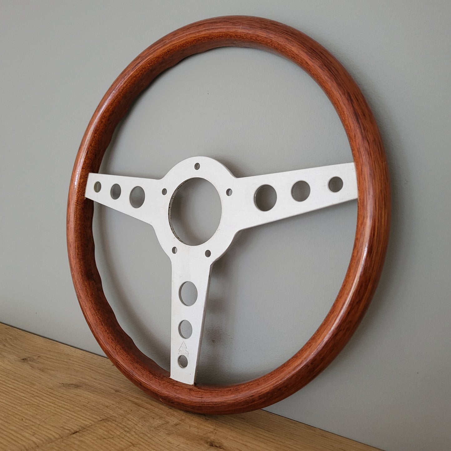 Ranieri wooden steering wheel 1970s classic