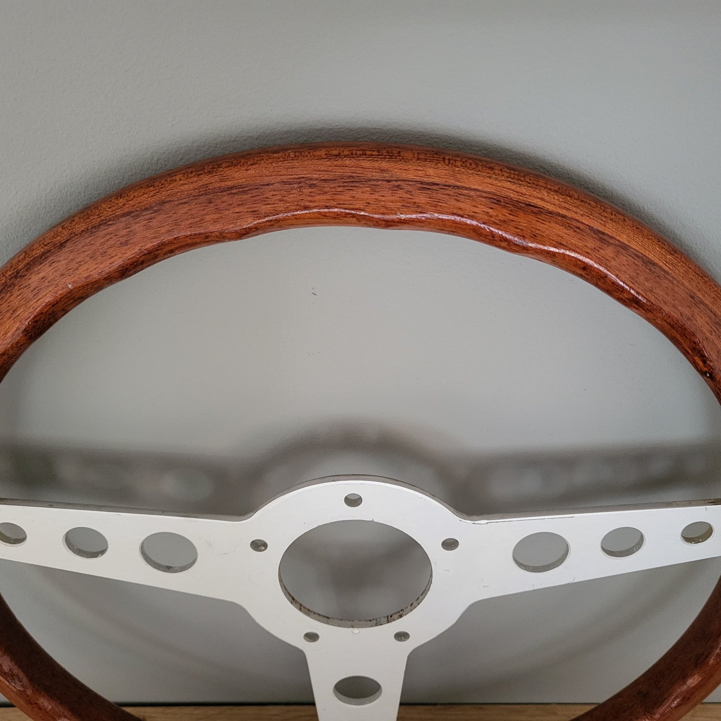Ranieri wooden steering wheel 1970s classic