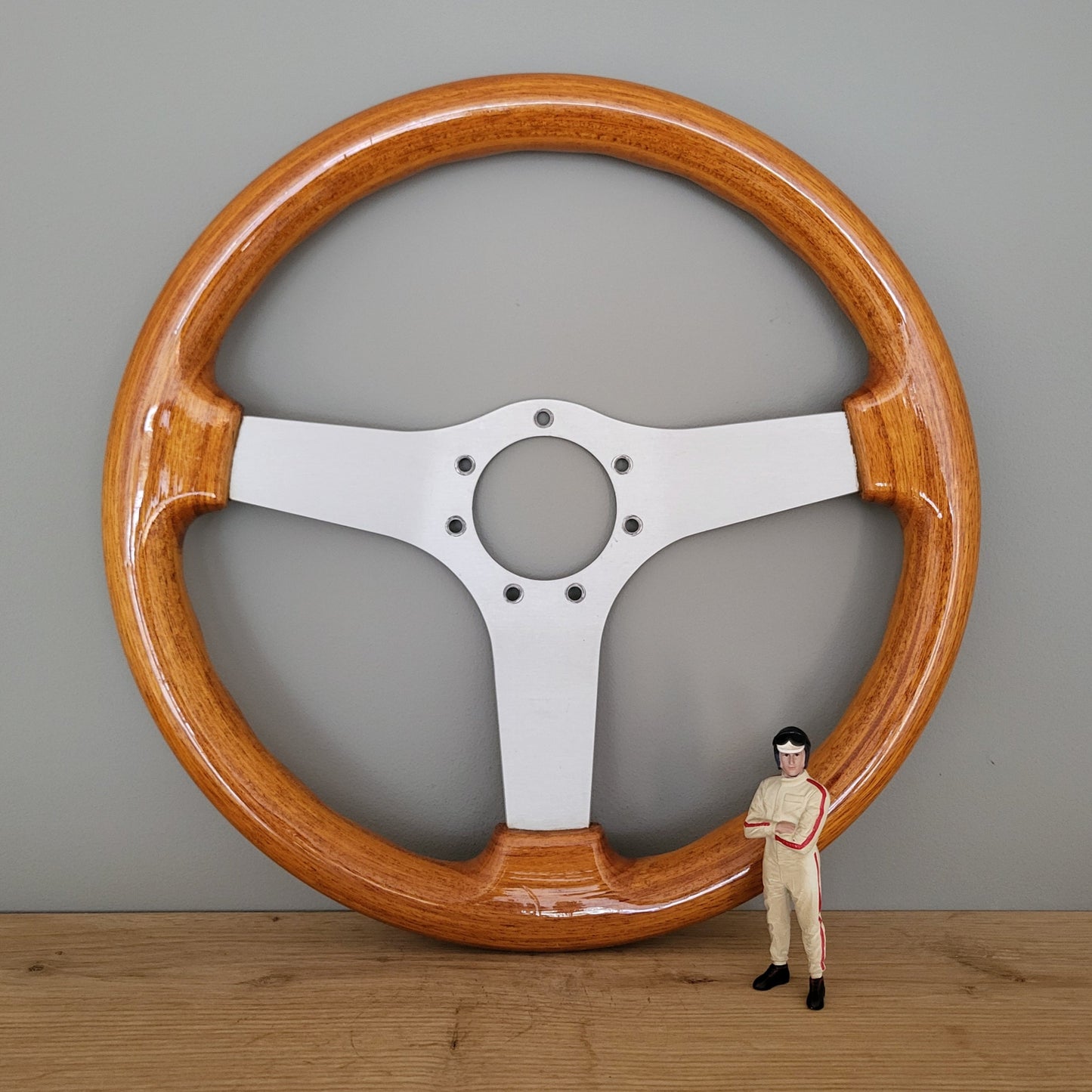 O.B.A. wooden steering wheel (1988)