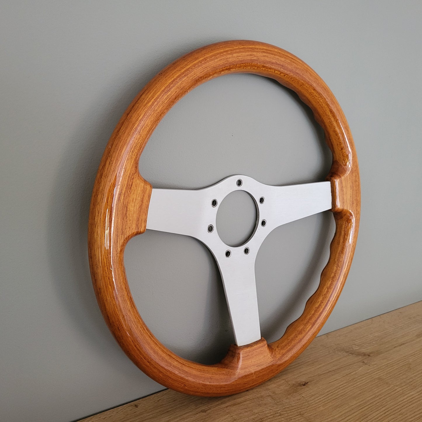 O.B.A. wooden steering wheel (1988)