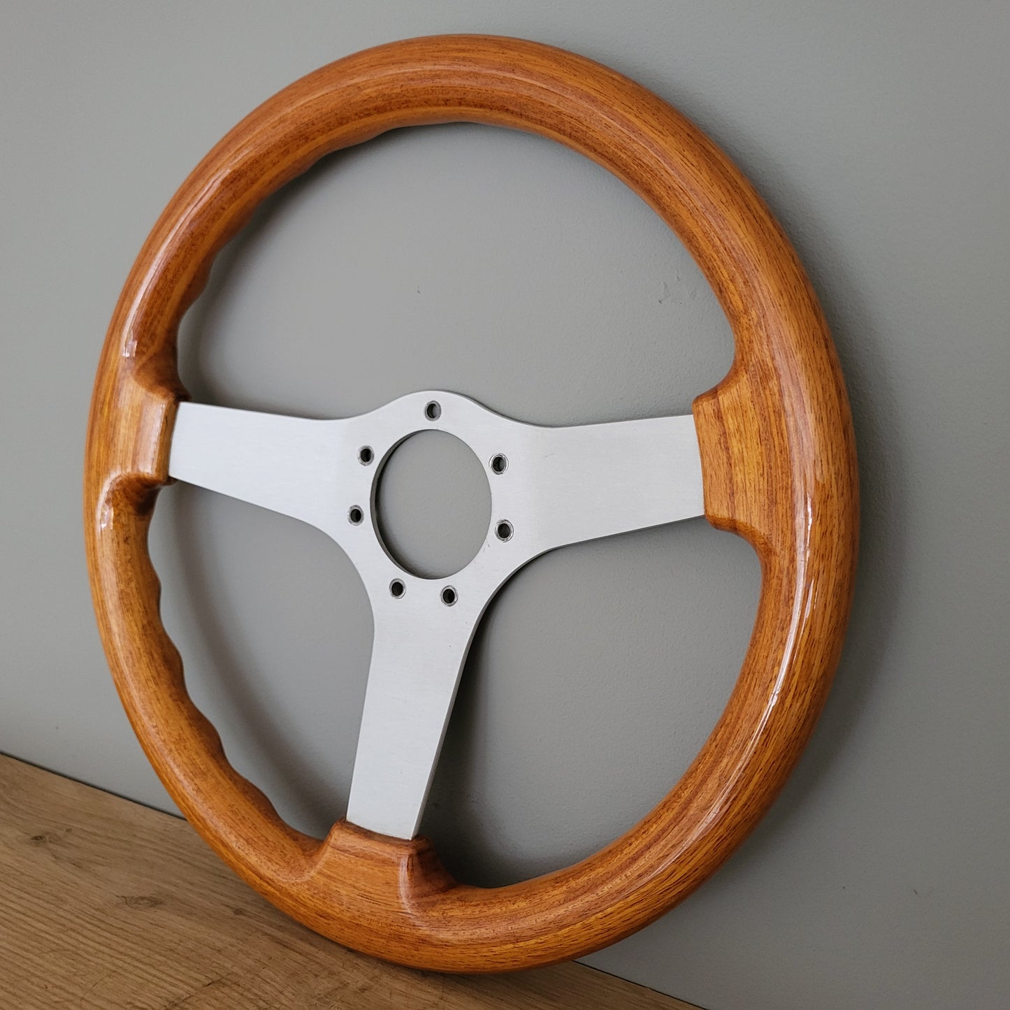 O.B.A. wooden steering wheel (1988)