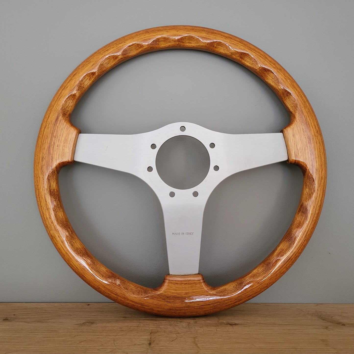 O.B.A. wooden steering wheel (1988)
