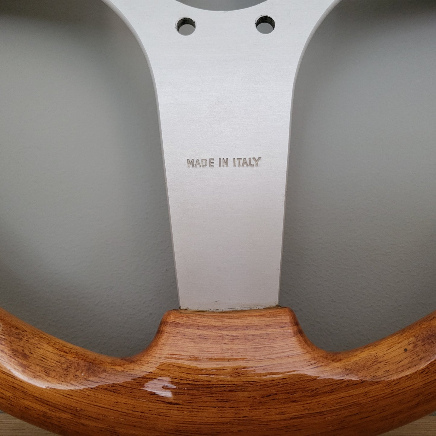 O.B.A. wooden steering wheel (1988)