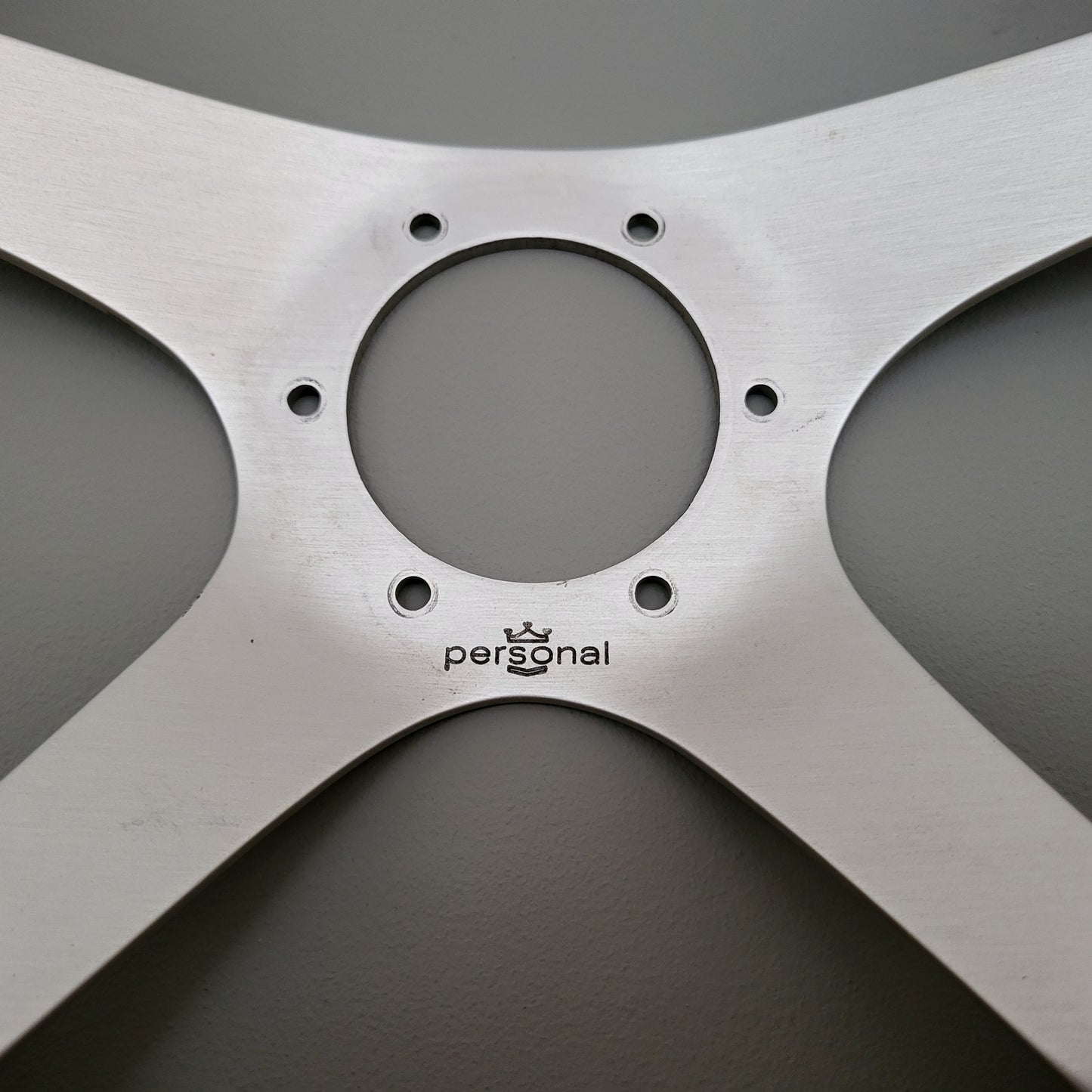 Personal Nardi four spoke wooden steering wheel (1981)