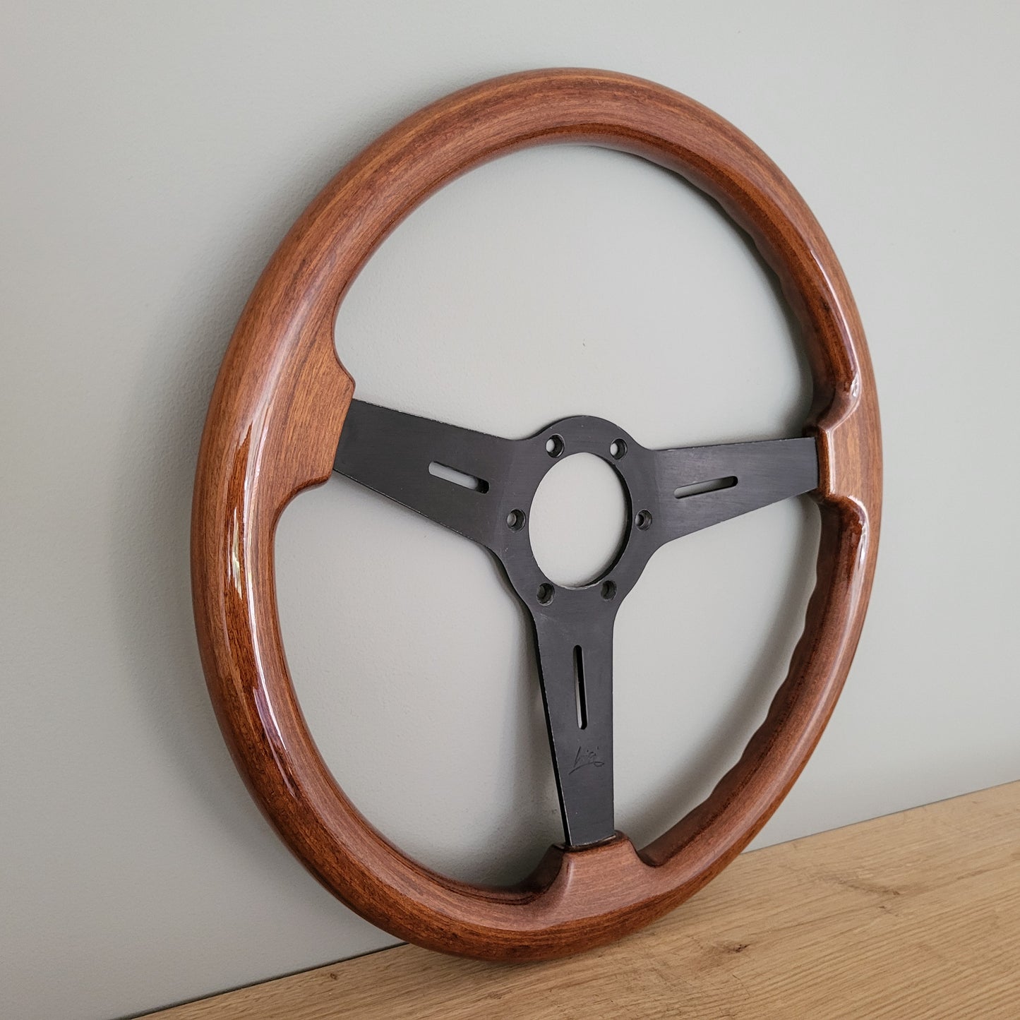 Luisi wooden steering wheel (1990s)