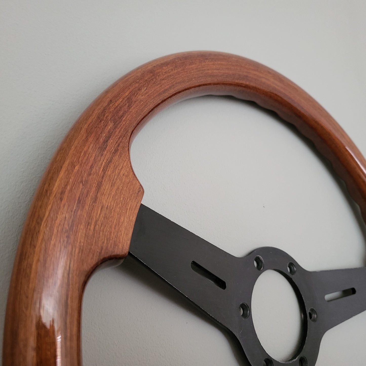 Luisi wooden steering wheel (1990s)