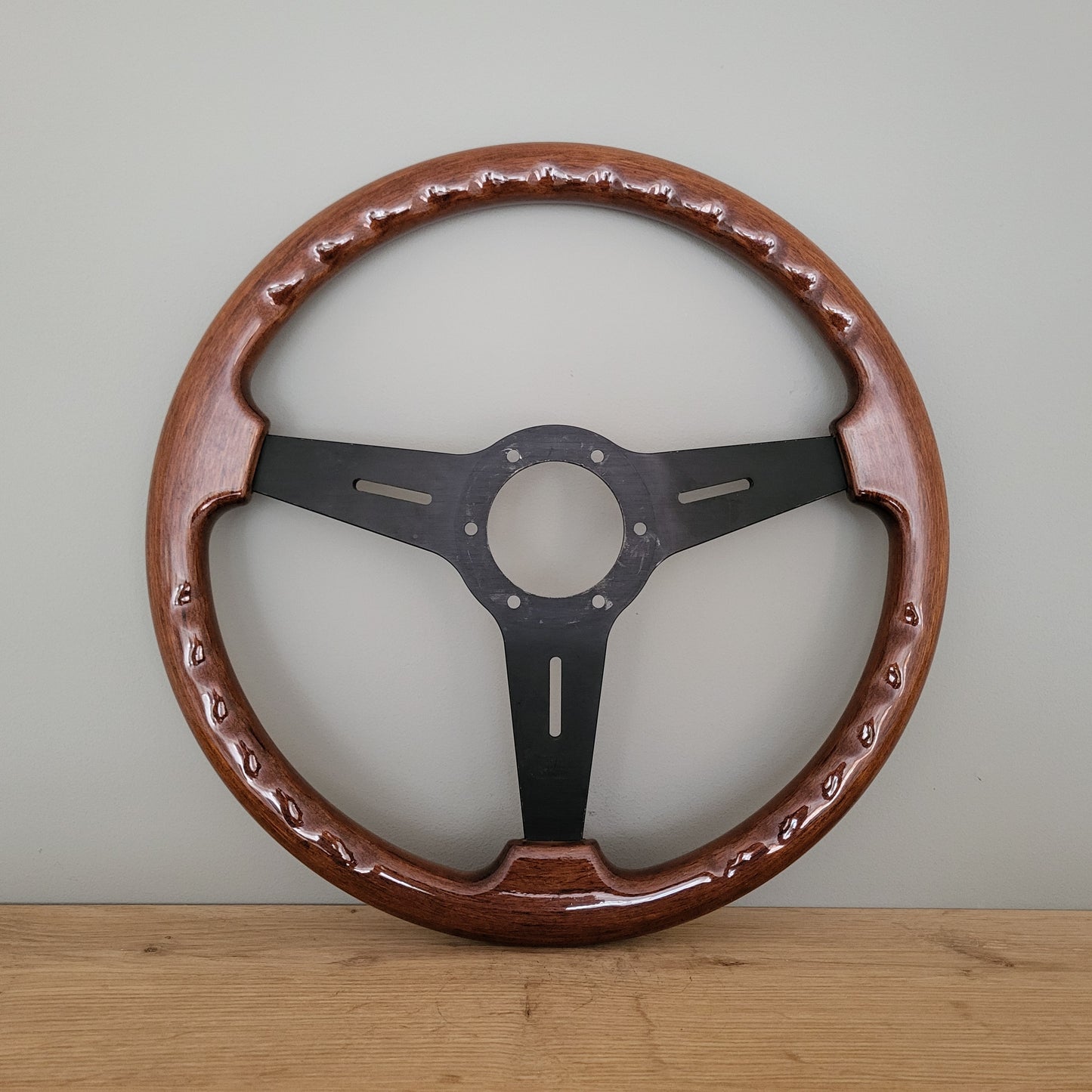 Luisi wooden steering wheel (1990s)