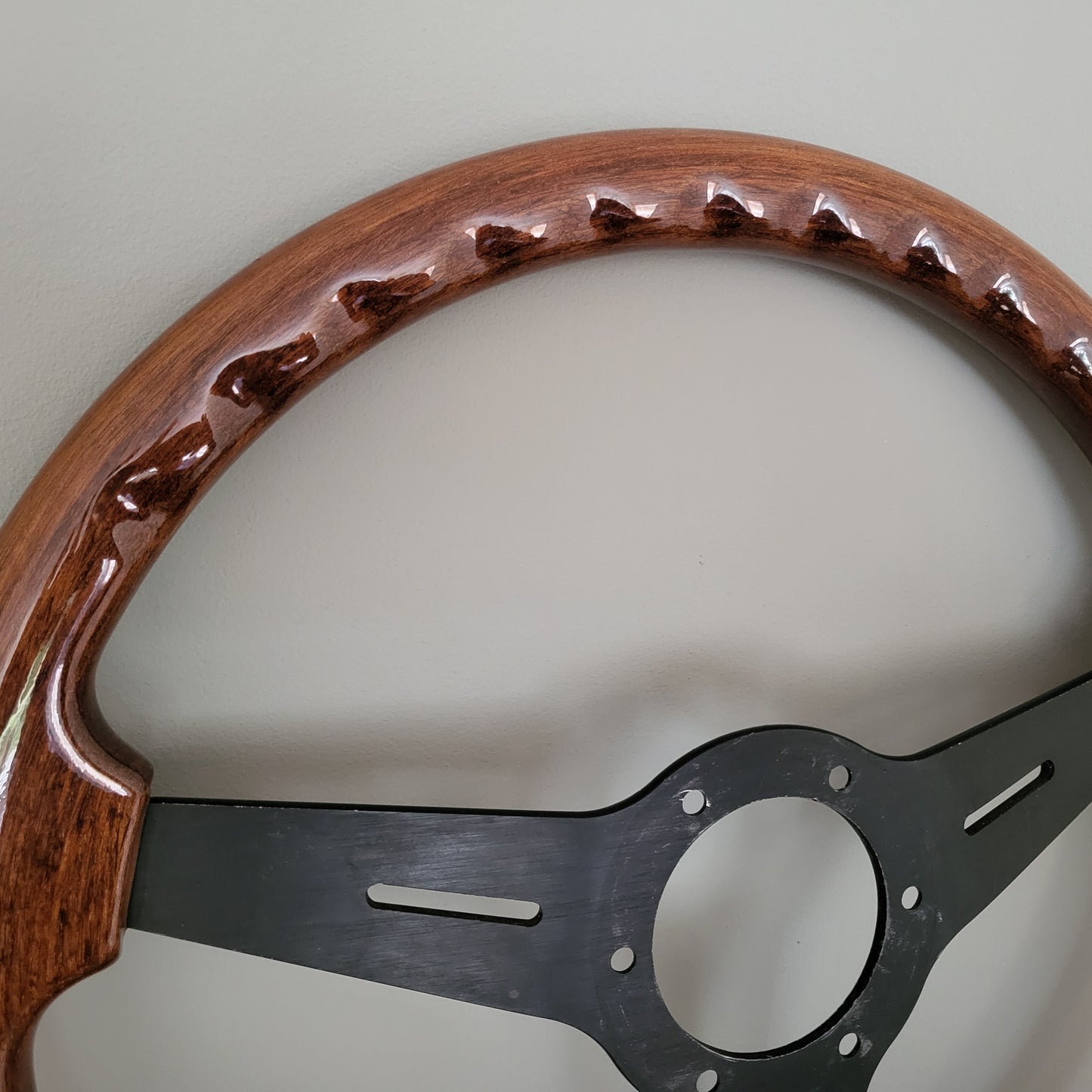 Luisi wooden steering wheel (1990s)