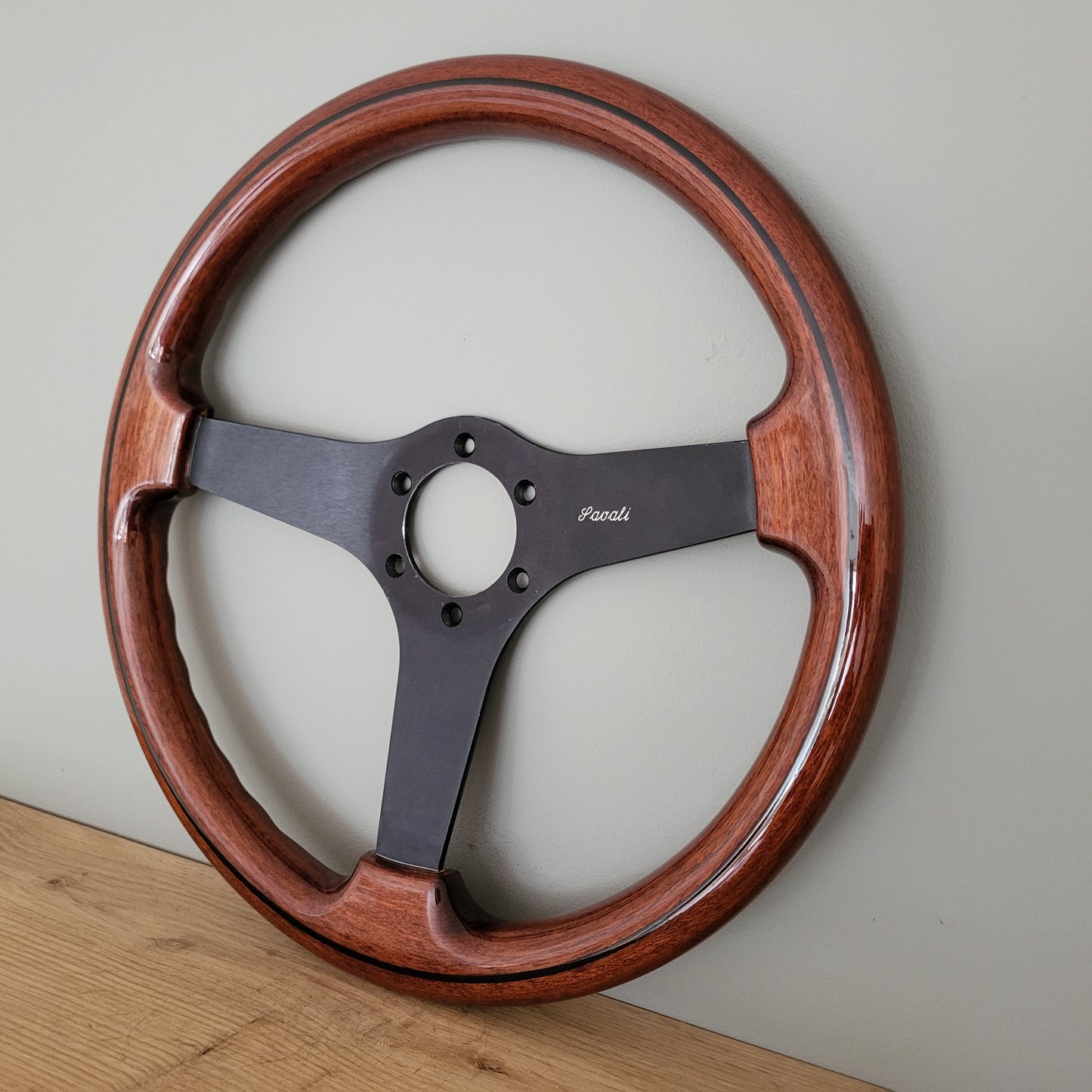 Savali special edition wooden steering wheel (1989)