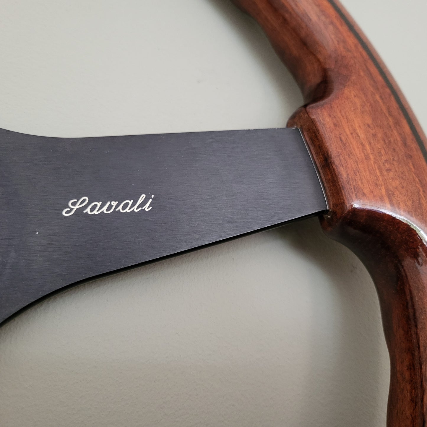 Savali special edition wooden steering wheel (1989)