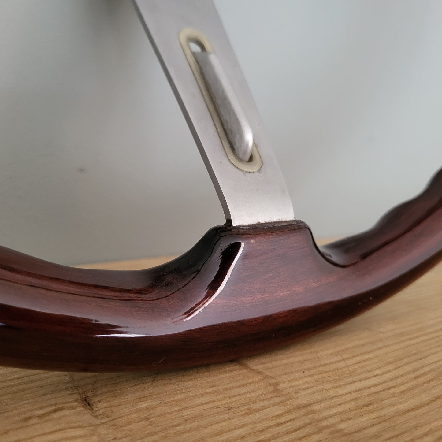 Alfa Romeo Giulia / GT Junior / GTV / Spider Personal Nardi wooden steering wheel (1974)