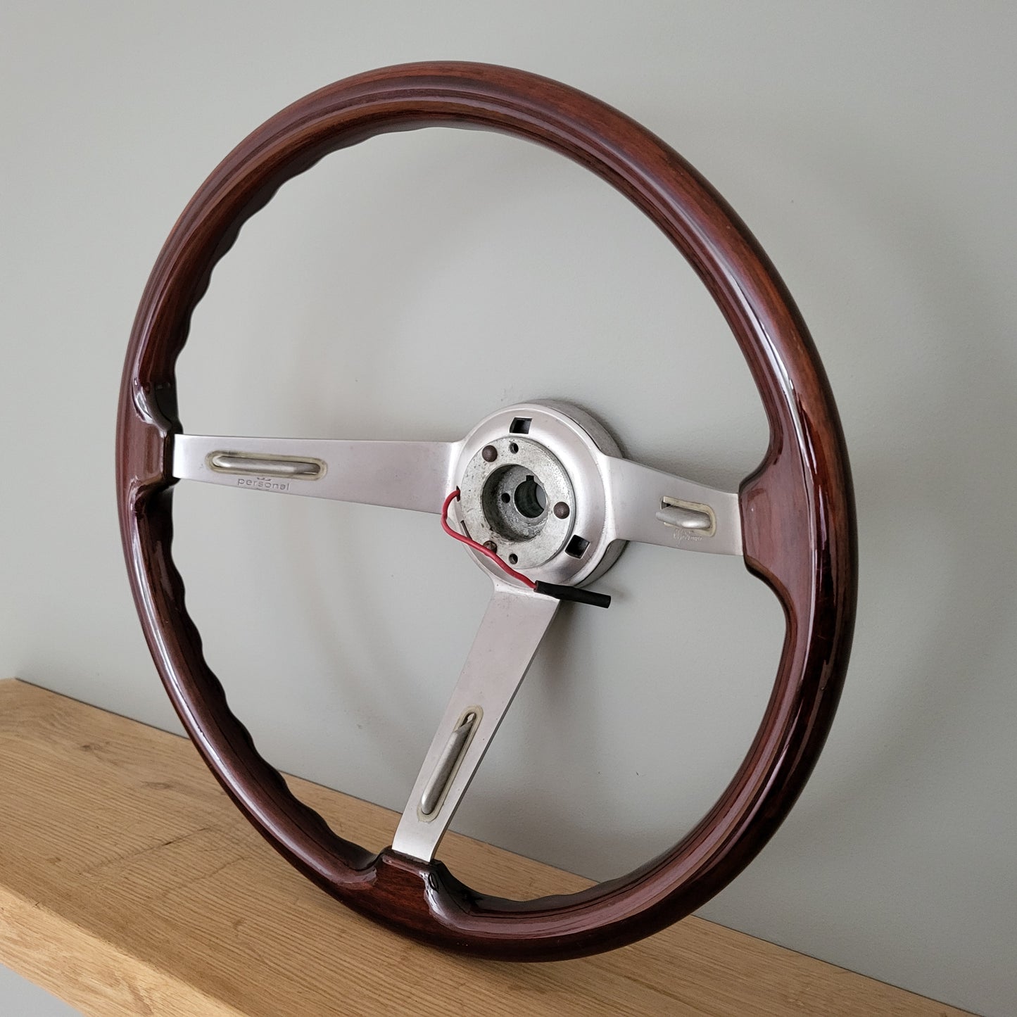 Alfa Romeo Giulia / GT Junior / GTV / Spider Personal Nardi wooden steering wheel (1974)