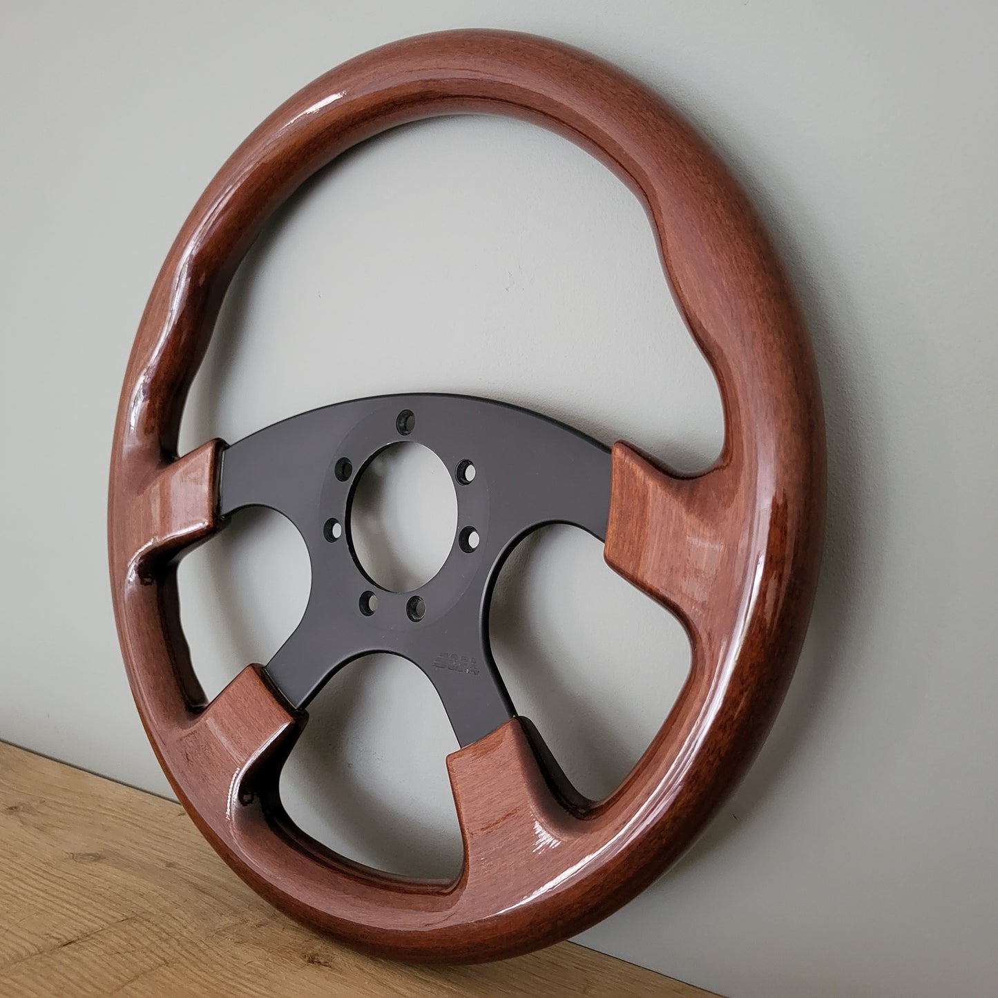O.B.A. wooden steering wheel (1989) -NOS-