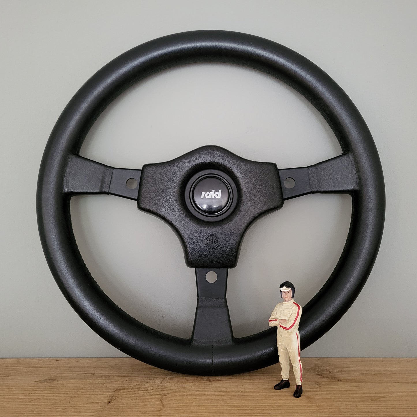Raid 1 KBA7006 leather steering wheel Porsche 911 (1992) -NOS-