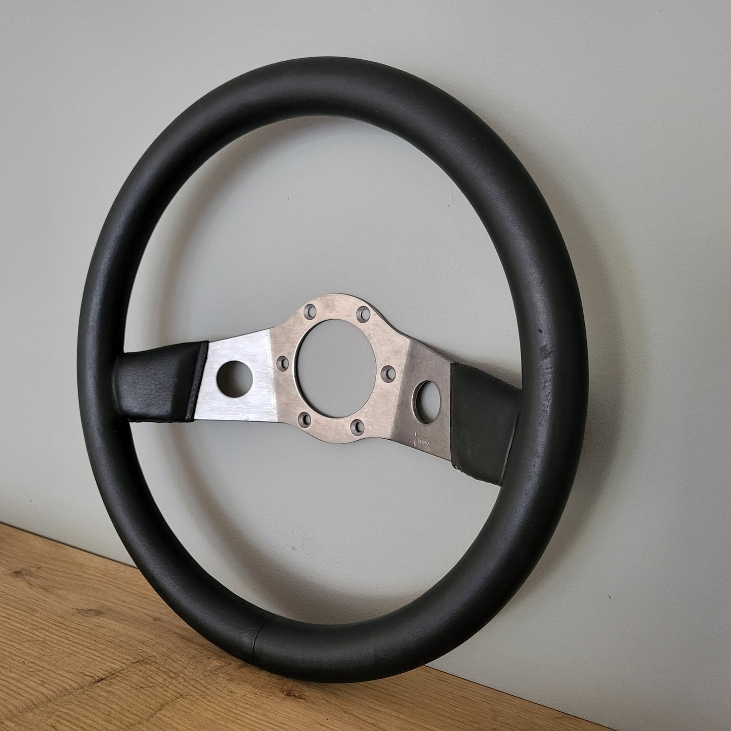 Ferrero "Sandro Munari" leather steering wheel Lancia Stratos / Fulvia / Flavia (1974)