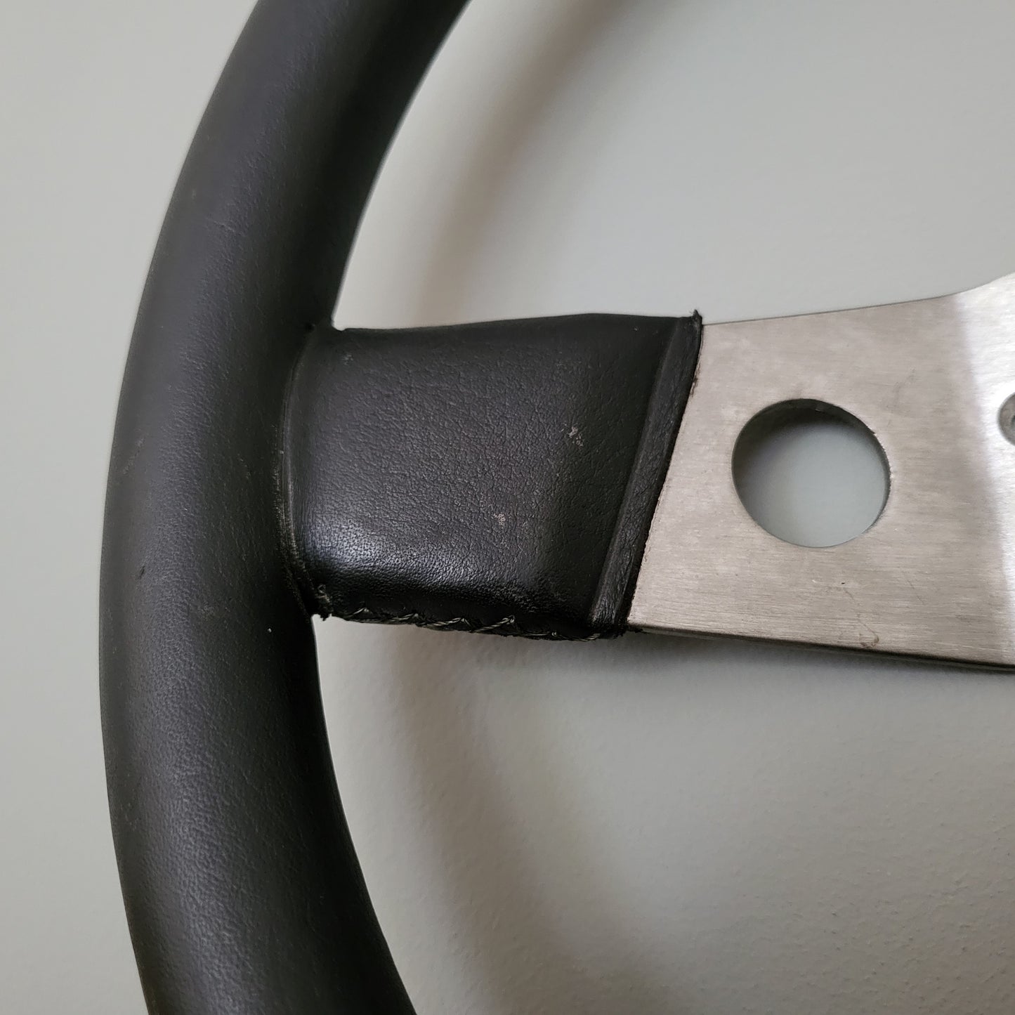 Ferrero "Sandro Munari" leather steering wheel Lancia Stratos / Fulvia / Flavia (1974)