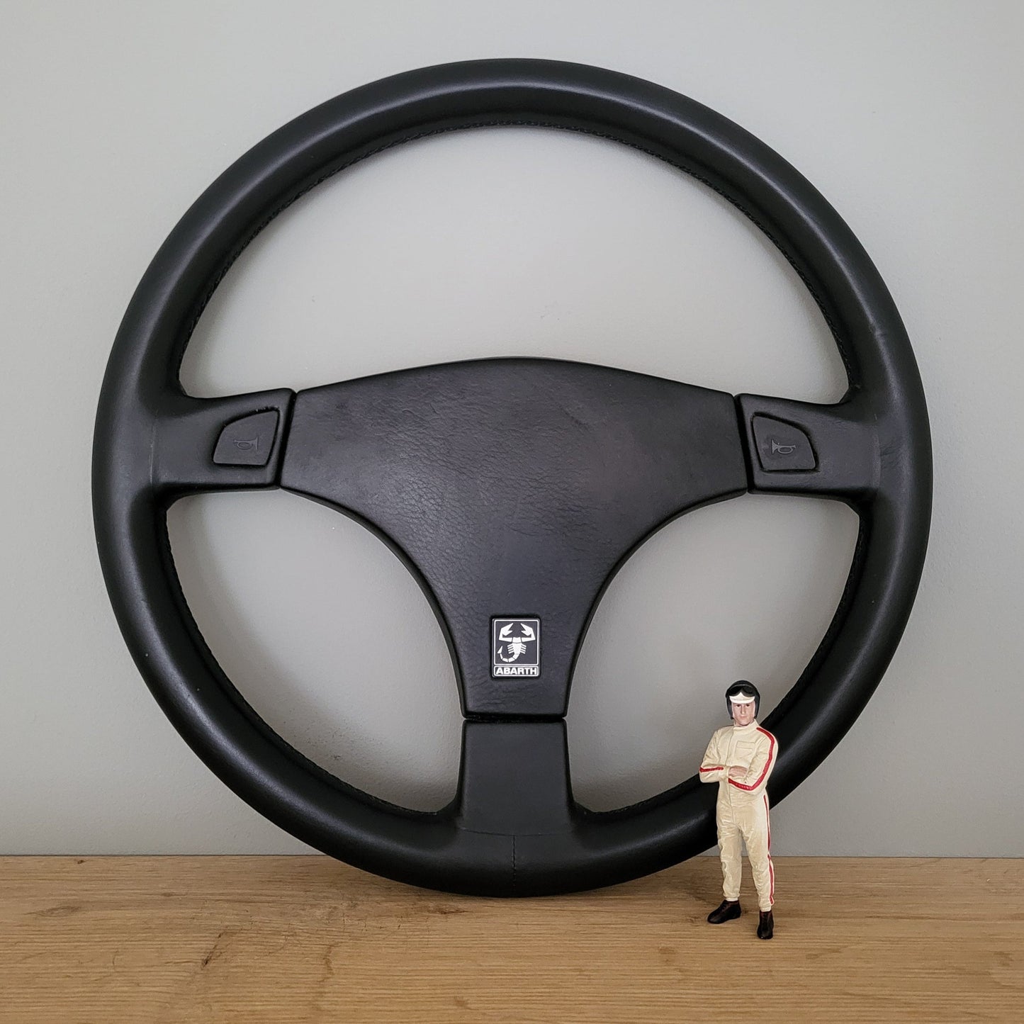 Abarth Atiwe Indianapolis 500 leather steering wheel Fiat / Lancia (1989)