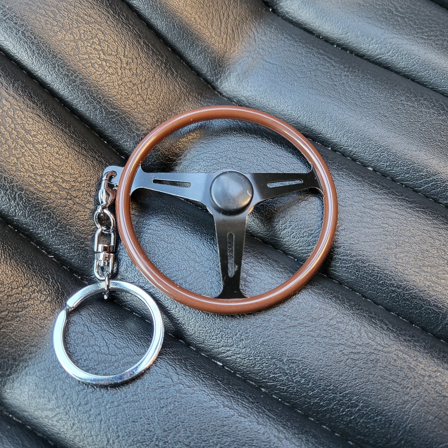 Nardi Torino steering wheel keychain - Black spoke
