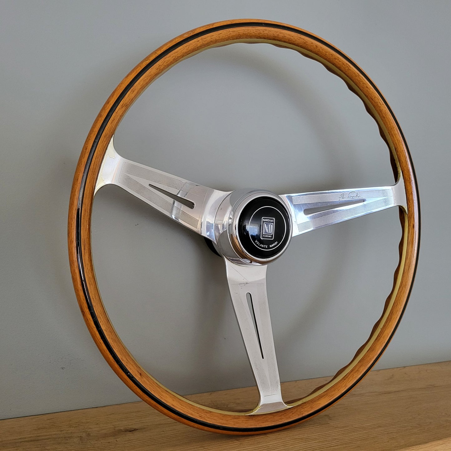 Nardi classic Anni 60 wooden steering wheel (1966)
