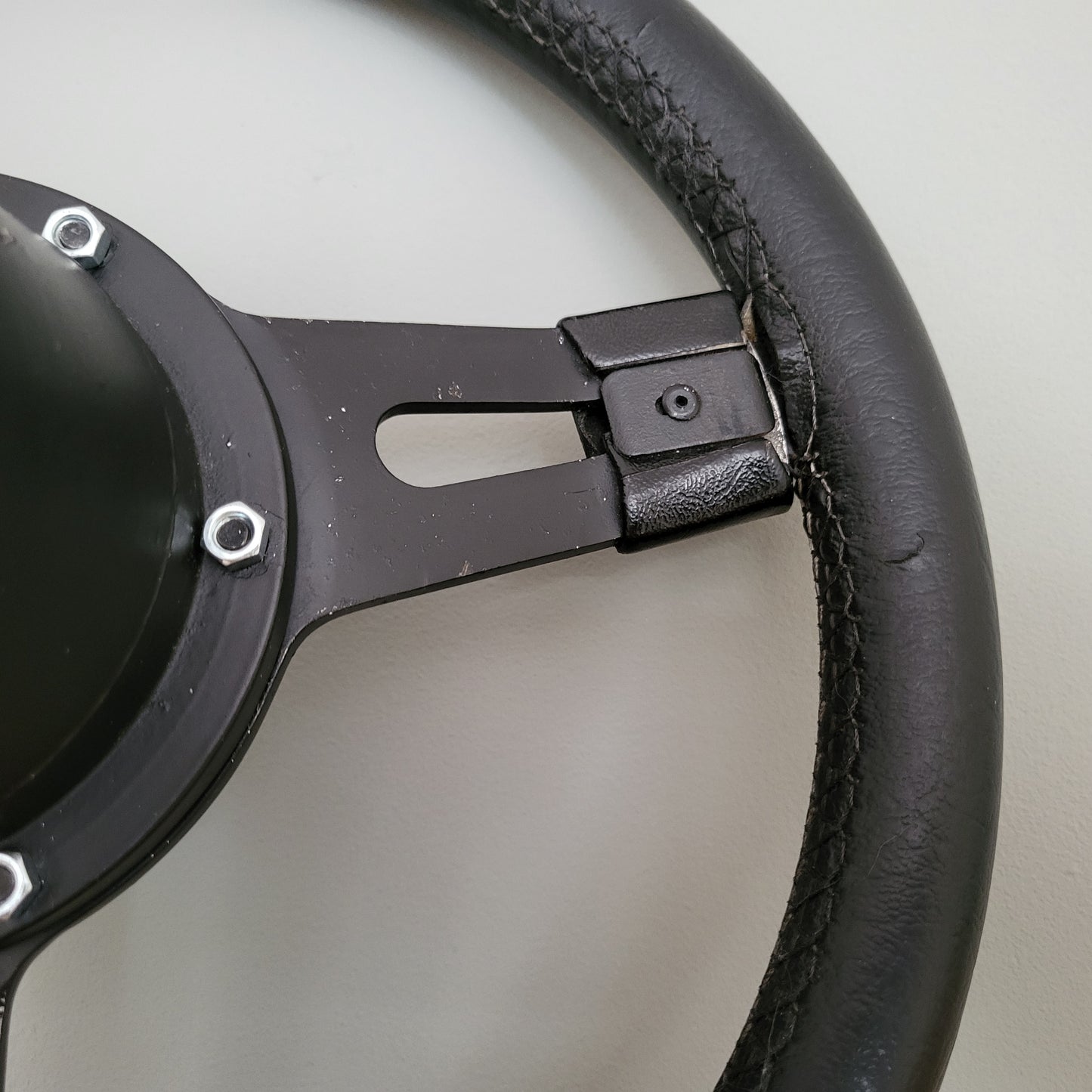 Mountney GT leather steering wheel Triumph Spitfire (1978)