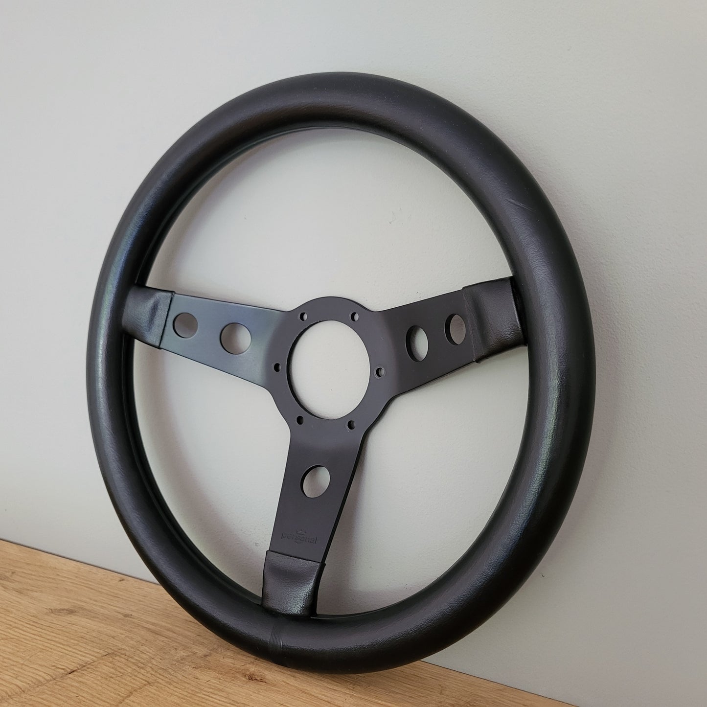Personal Nardi leather steering wheel (1981)