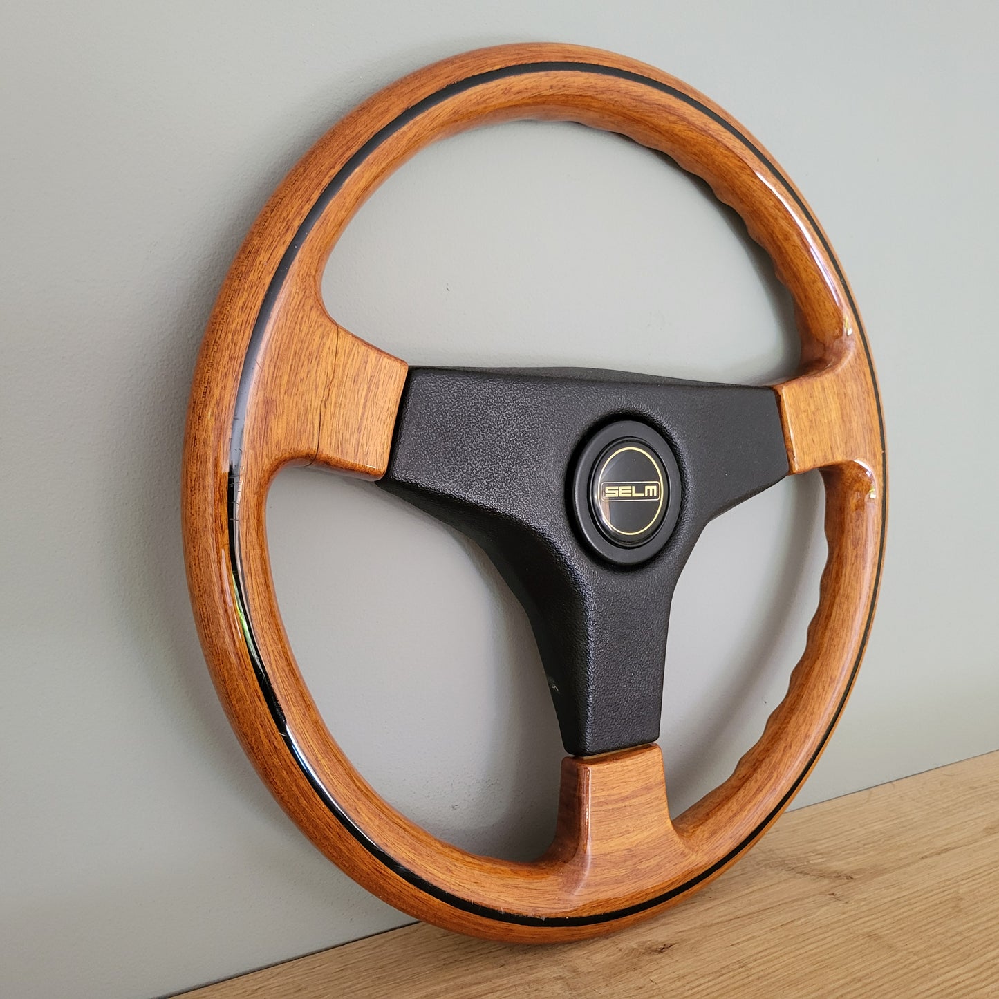 Selm wooden steering wheel (1988)
