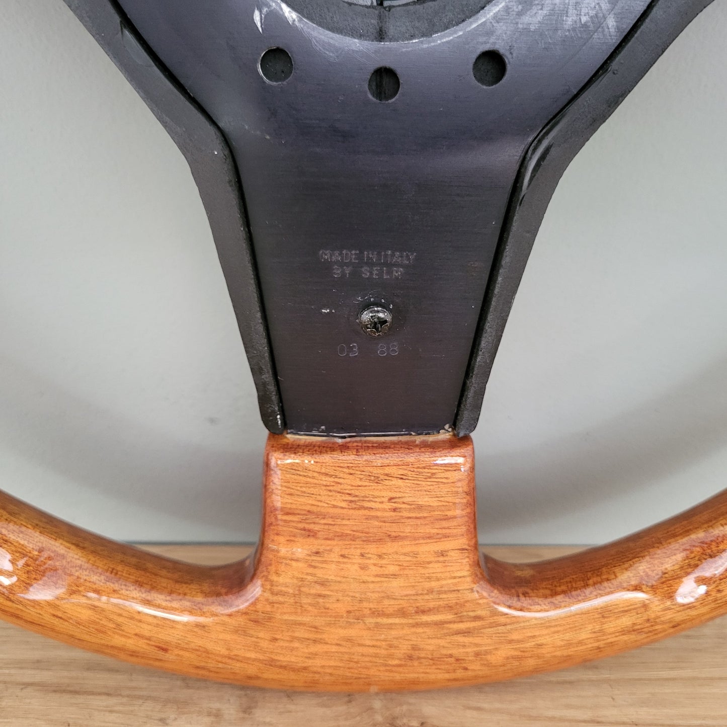 Selm wooden steering wheel (1988)