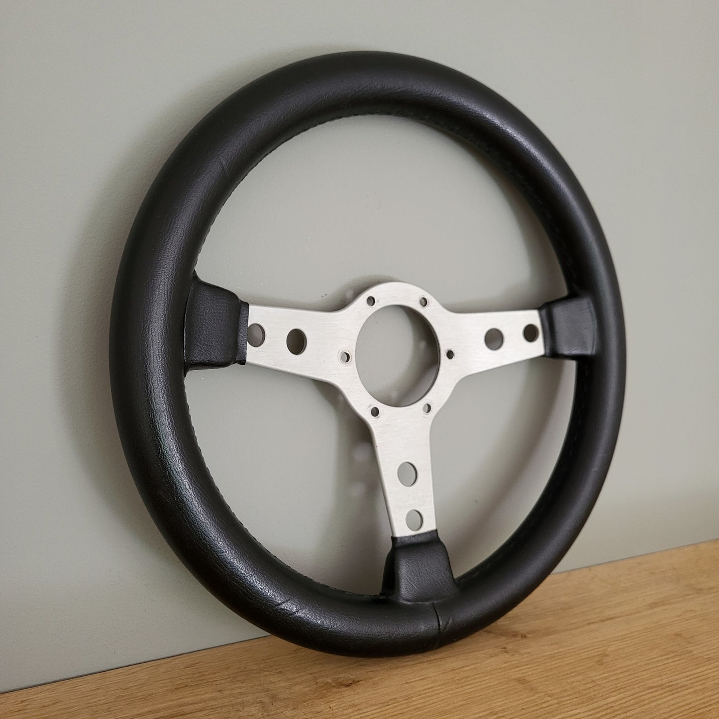 Cisa classic leather steering wheel (1980s)
