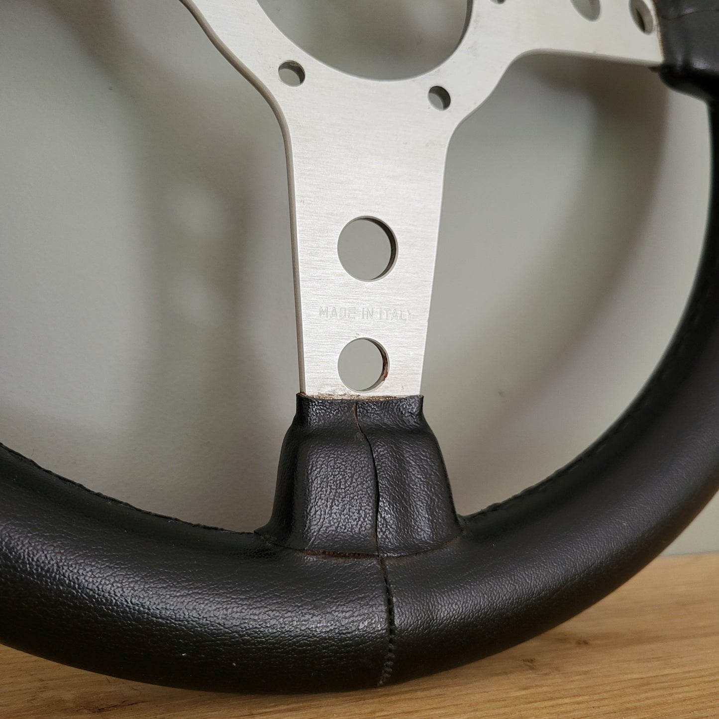 Cisa classic leather steering wheel (1980s)