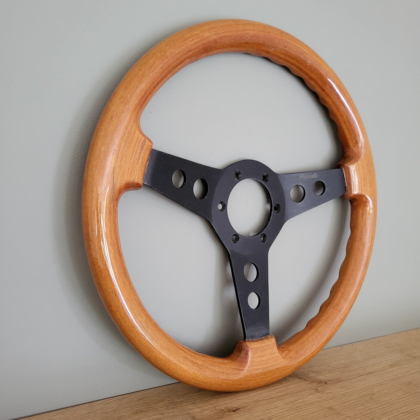 Savali special edition wooden steering wheel (1990)