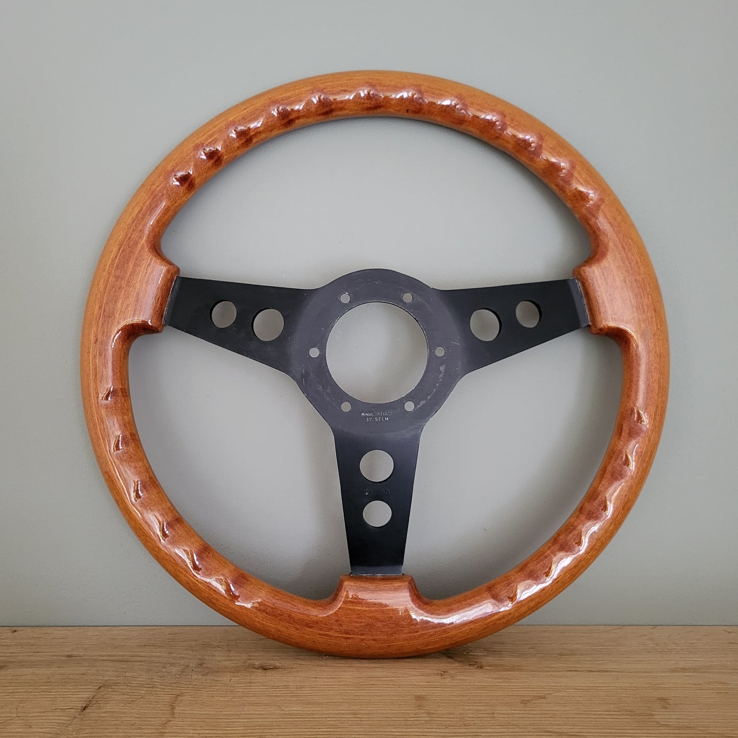 Savali special edition wooden steering wheel (1990)
