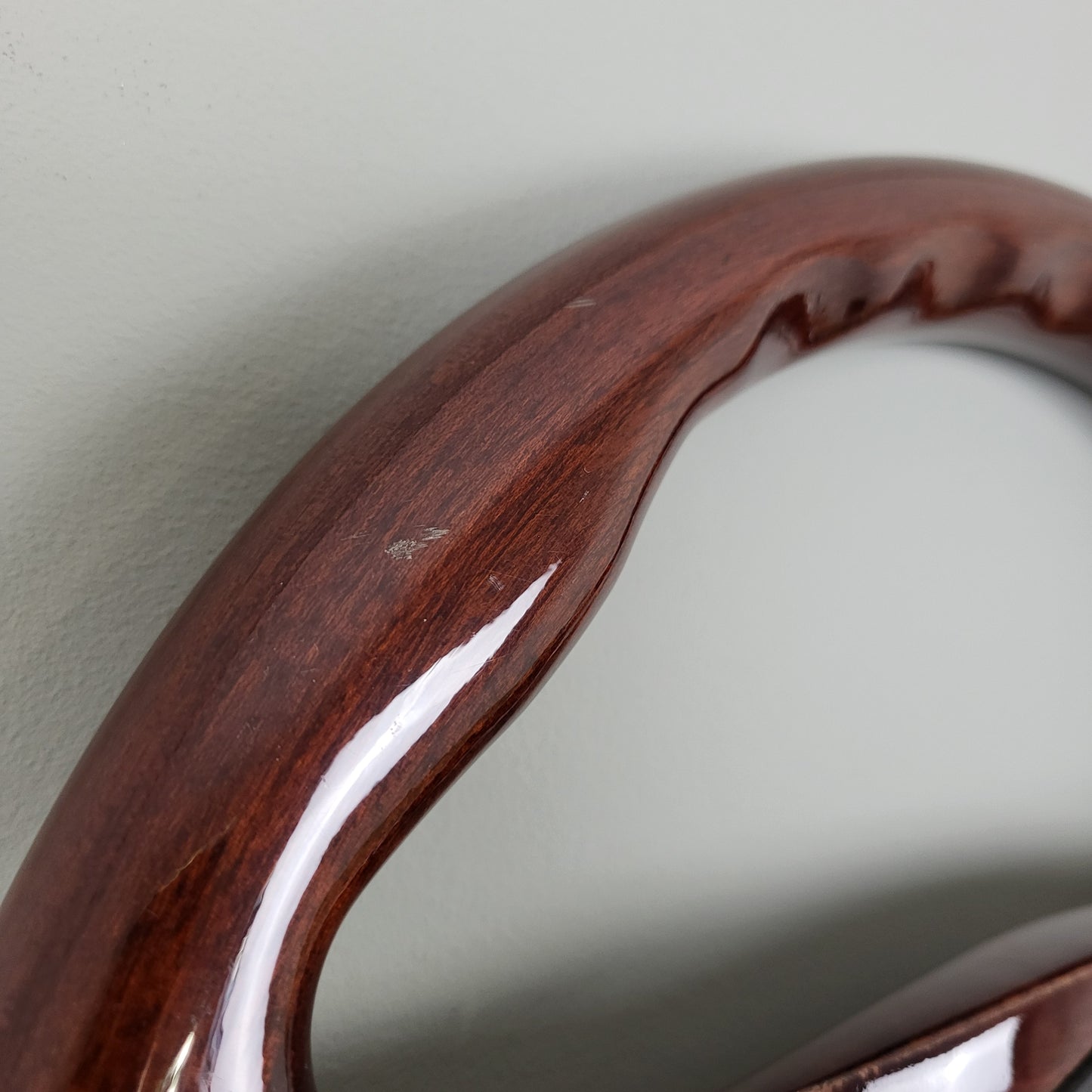 Selm wooden steering wheel (1998) including horn push