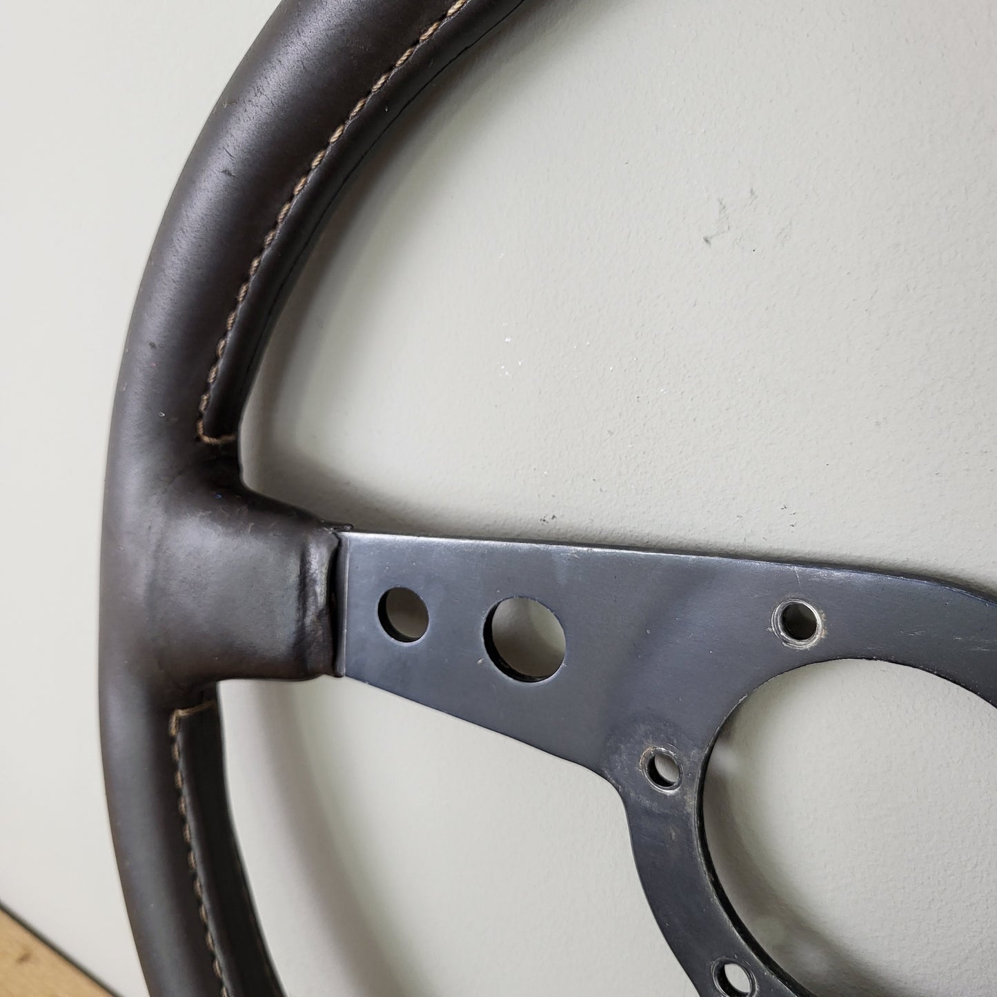 Personal Nardi leather steering wheel (1974)
