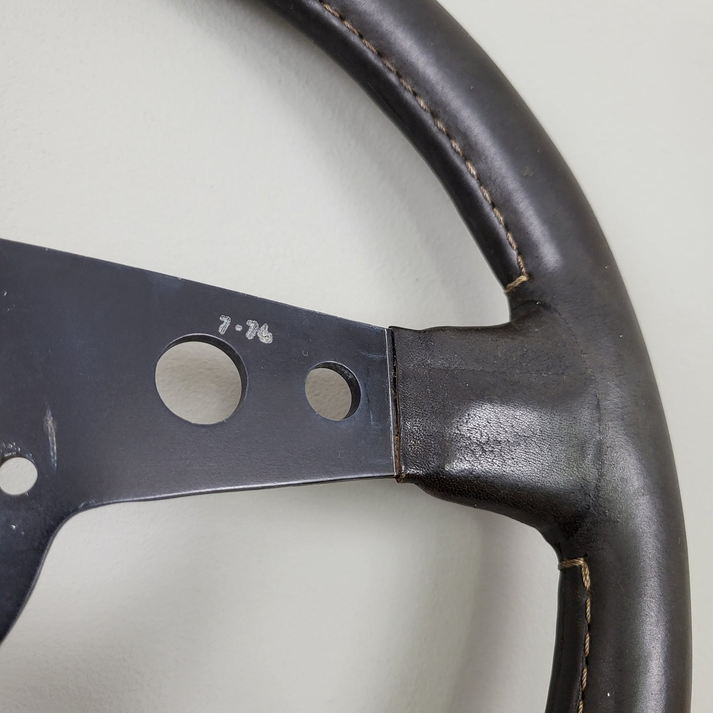 Personal Nardi leather steering wheel (1974)