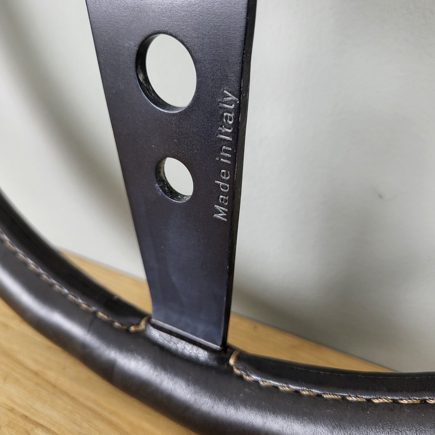 Personal Nardi leather steering wheel (1974)