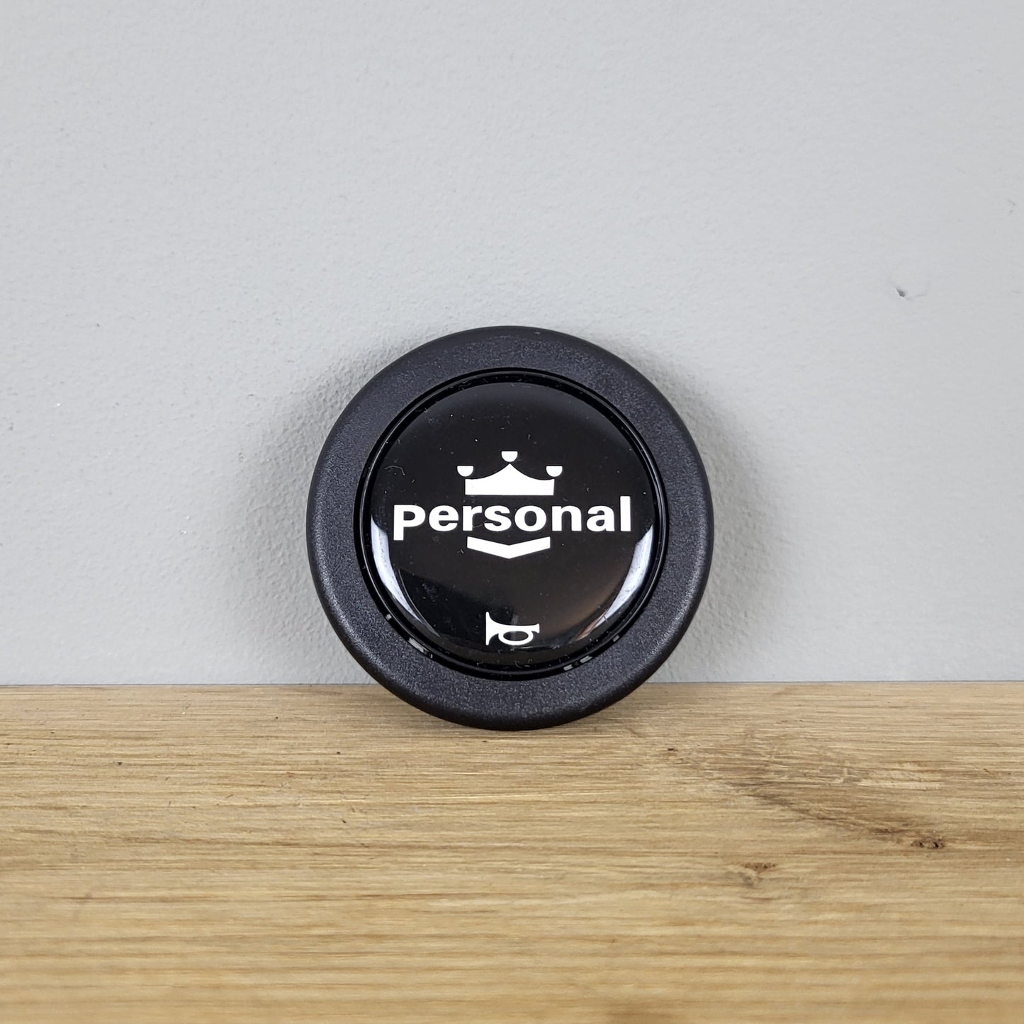 Personal horn push button