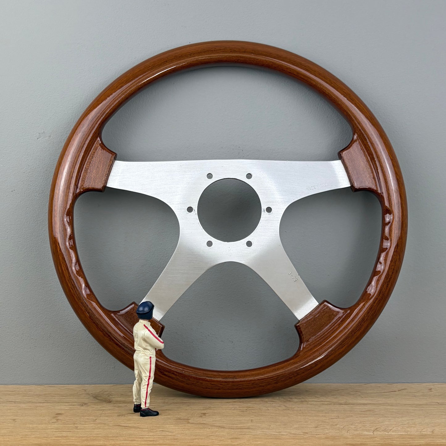 Personal Manta 4 classic three spoke wooden steering wheel (1979)