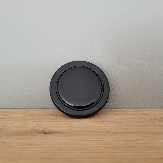 Universal horn push button - black