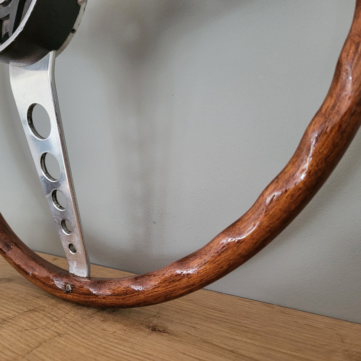 Springall wooden steering wheel '60s classic