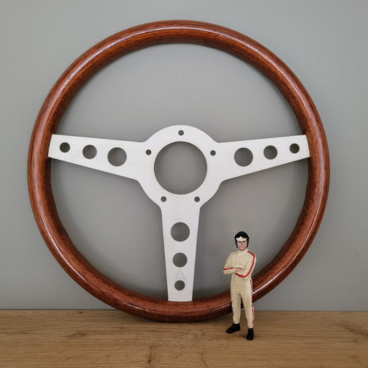 Ranieri wooden steering wheel 1970s classic