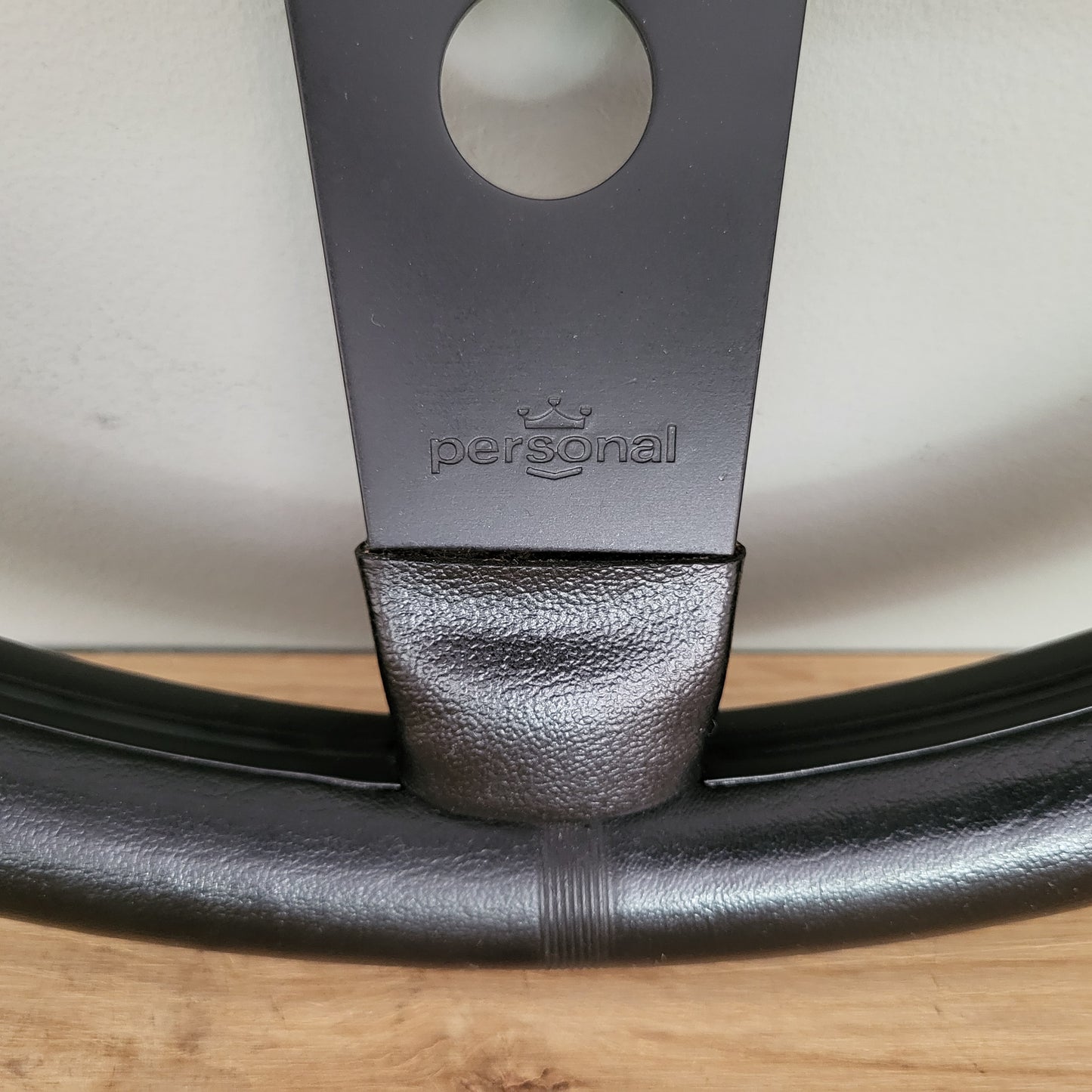 Personal Nardi leather steering wheel (1981)