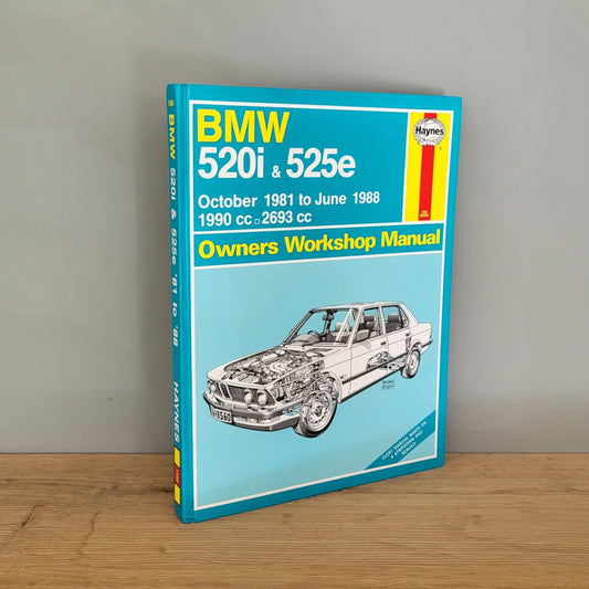 BMW 520i & 525e Owners Workshop Manual (1981-1988)