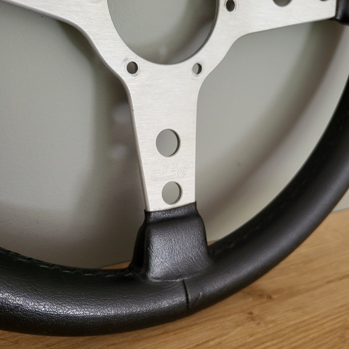 Cisa classic leather steering wheel (1980s)