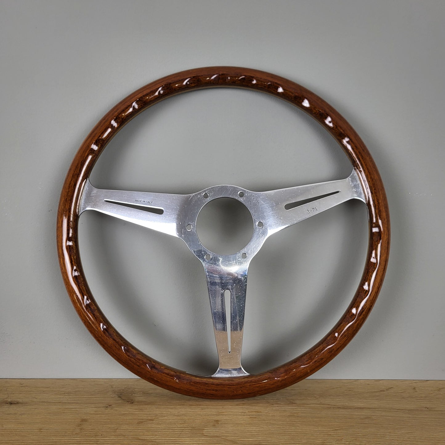 Nardi Classic mahogany wood steering wheel (1979)