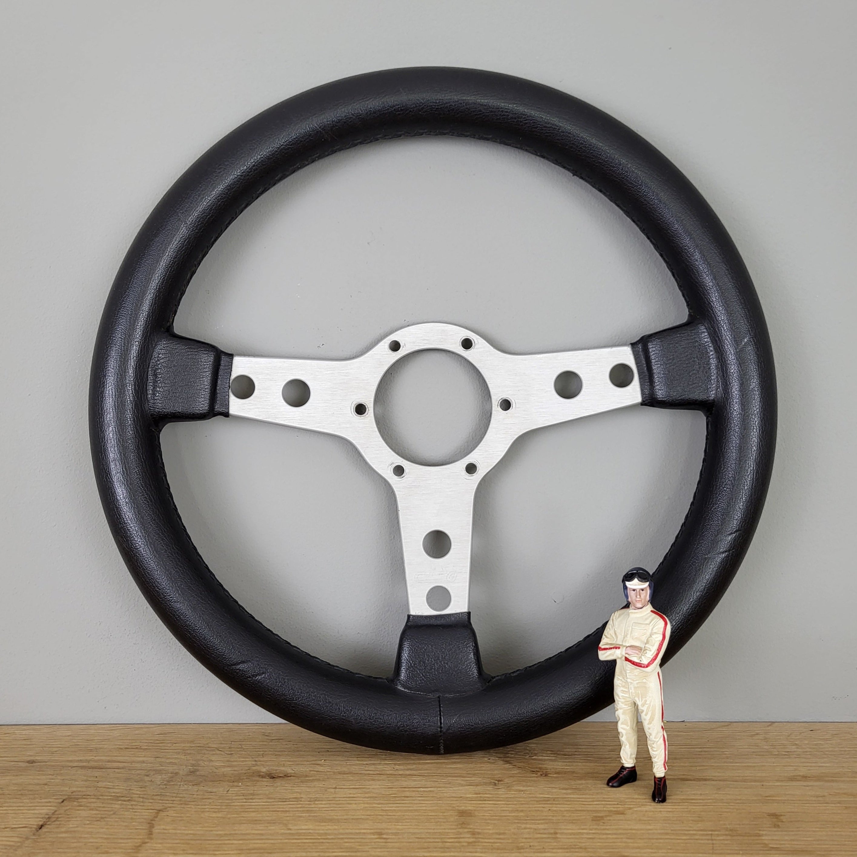 80s Remote Control Steering Wheel Cisa 335 classic leather steering wheel (1980s) – Classic Steering ...