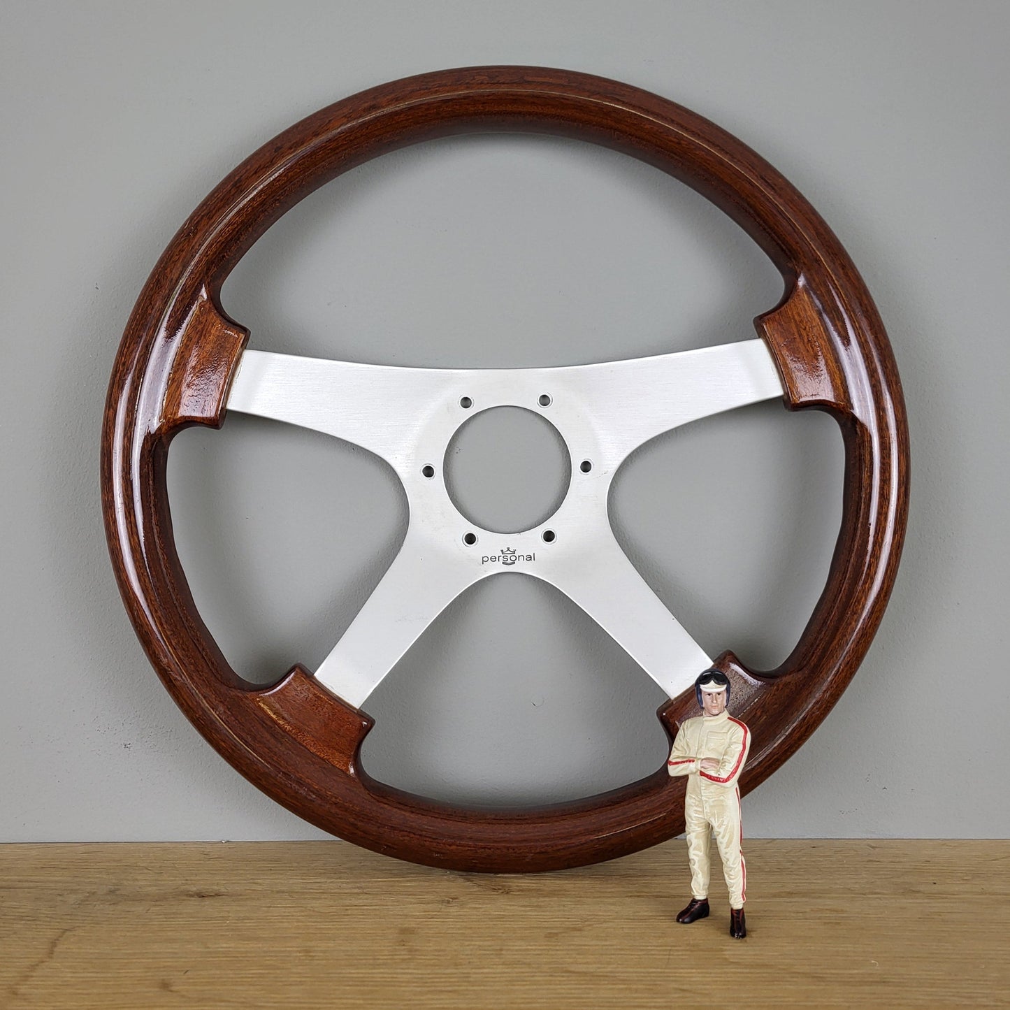 Personal Manta 4 four spoke wooden steering wheel (1981)