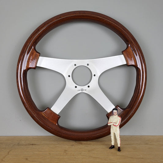 Personal Manta 4 four spoke wooden steering wheel (1981)