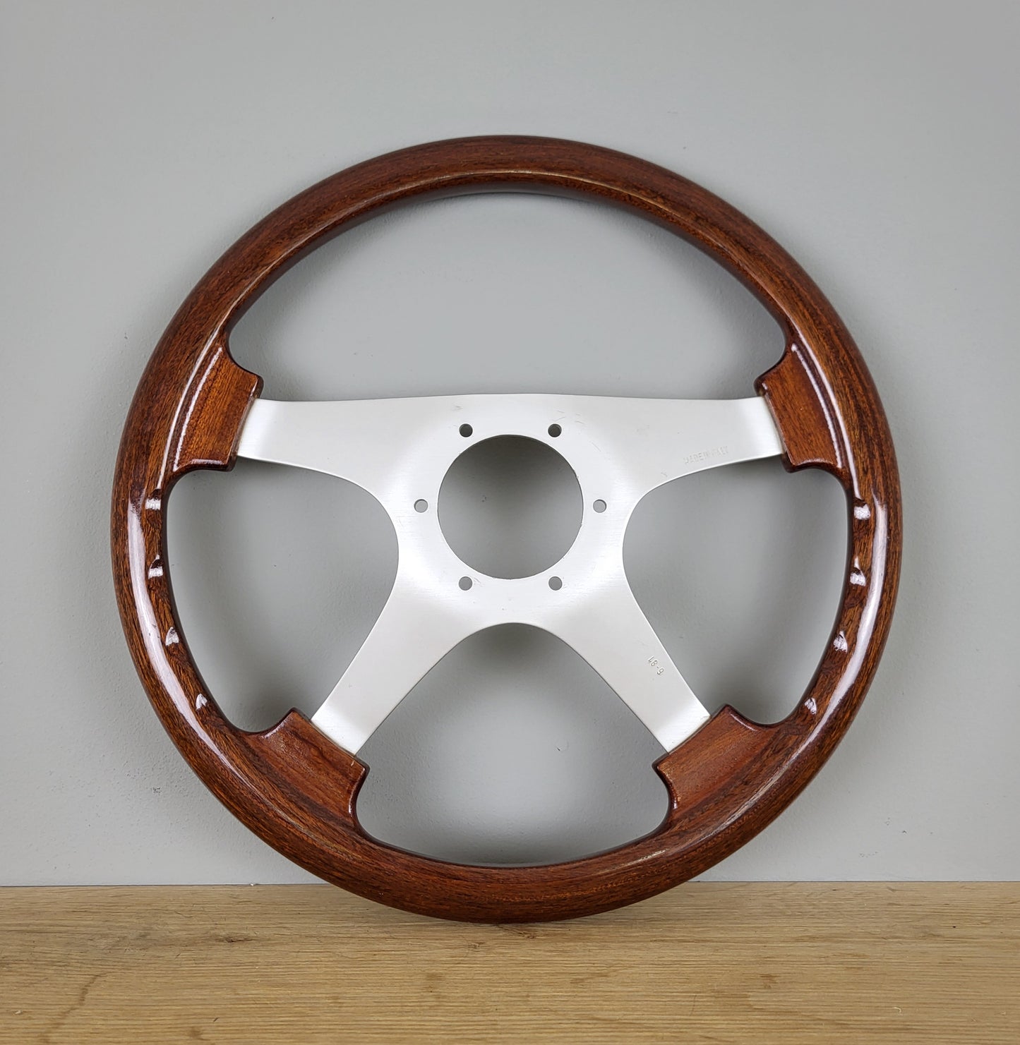 Personal Manta 4 four spoke wooden steering wheel (1981)